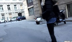 Big-boobed girl Stella Cox stimulates her accurate pussy