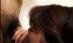 Sweet Asian brunette Akane Kuramochi enjoys the missionary pose