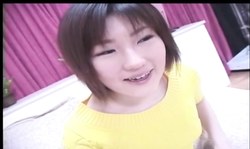 Innocent-looking Shinobu Kasagi on her first sex casting