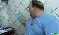 Sexy picked up brunette rides a loaded dick for money