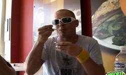 Real amateur group sex for money with two slutty girls