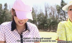 Sexiest golf player Nana Kunimi looks cute in miniskirt