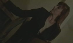 Elegant Nylon Fetish mademoiselle in glossy high heels