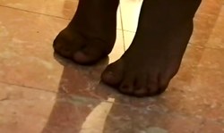 Gorgeous-looking Nylon Fetish chick in stockings poses hot