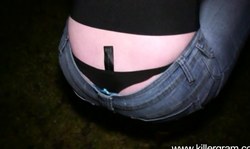 Perfect big-boobed slut jerks and sucks on a dogging mission