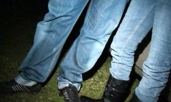 Good-looking UK hoe gives a deep blowjob in the forest