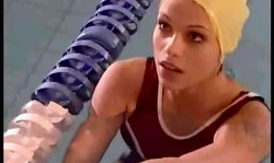 Pool party turns into a gangbang!