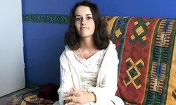 Stunning amateur casting with a cock-addicted hottie