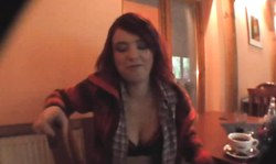 Cute first date turns into awesome public banging with a redhead