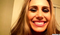 Good-looking blonde with big tits knows how to masturbate