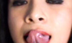 Lesbians with nice big tits are enjoying tongue fetish games