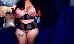 Brunette BBW with massive tits and ass