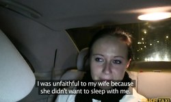 Elegant brunette gets nicely impaled by fake taxi driver