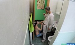 Lusty redhead cutie Marci Matty passionately sucks on the knees