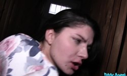 Beautiful dicksucker Francesca Dicaprio looks awesome in doggy pose