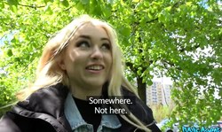 Agent with fat dick gets sucked by slutty blonde Misha Cross