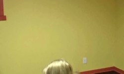 Sensual morning of a fit young amateur in the local gym