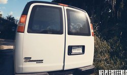 Big black driver fucks a helpless white teen in the old van