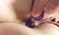 Playing with my anal bee