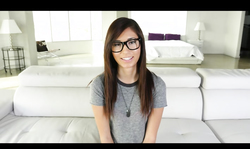 Nerdy slut is getting fucked hard in her small asshole