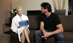 Fantasy Massage horny Hope Harper is getting naked in the bathroom