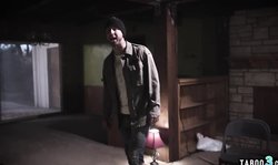 Pure Taboo - Perv homeless dude fucks two naughty teen schoolgirls