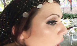 Curry Creampie Indian Kadru gets impaled in her stunning round booty