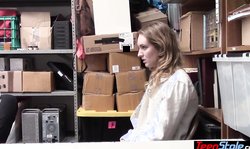 Unusual strip search by a mall cop turned into fuck