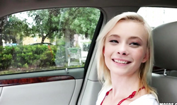 Driver trying to seduce absolutely innocent 18 YO teen