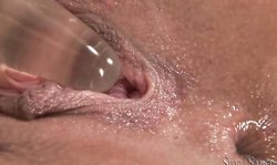 Beauty babe Ginger B licks and fucks Sandra N's shaved hole