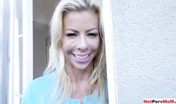 Fucking my mates huge titted helpful MILF stepmother