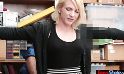 Chubby teen thiefs nasty freedom fuck by a LP officer