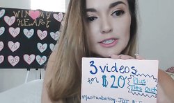 Horny Amateur Sexy Babe Solo Pussy Masturbation Show