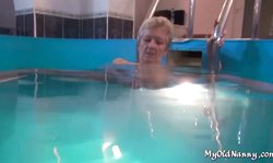 Cute teen vs ugly granny in lesbo porn