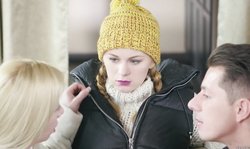 Astonishing chicks Jenny Mason and Lara de Santis are sucking a big dick