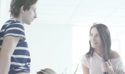 Sex angels Babes.com Lexi Dona and Samantha Jolie are sucking a dick