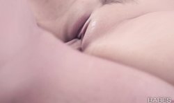 Angel Babes.com Sharon Lee is sucking a massive American dick