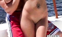 Sexy teen Celia Rio is sucking fat dick on the knees