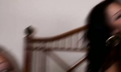 CFNM Secret perfect brunettes Sienna West and Sophia Lomeli in good 3some