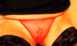 Cock-addicted chick is showing off her shaved pussy