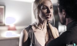 Busty pure taboo teen stepdaughter learns fucking from her parents