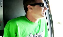 Money Talks Austin Kincaid demonstrates her big tits for cash