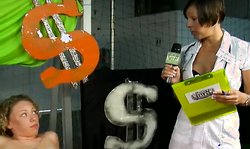 Money Talks cuties Chase Taylor and Vanessa Lee are getting naked for money