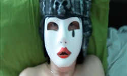 Gorgeous anal action with a sensual masked French teenager