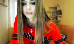 Outstanding French teenager is revealing her small boobies