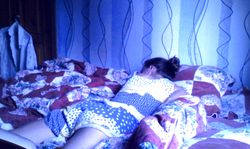 French brunette is getting pounded by her lovely boyfriend