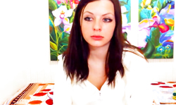 Innocent cutie undresses and plays with a little pussy