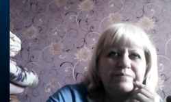 Mature is talking on cam and showing off her big boobies