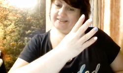 Fatty old lady is acting on the camera like a hot chick