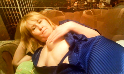 Sweet redhead russian mature is demonstrating her naked vagina